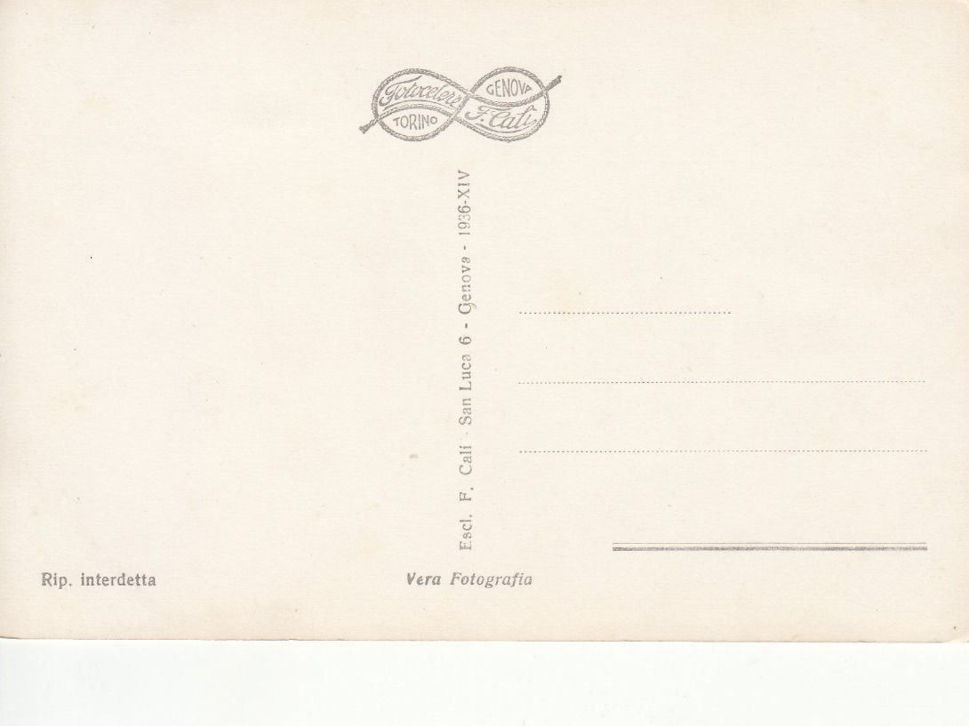 Cartoline postali: Genova, 1936 – Usato da Bürglen TG venduto da StampGraf 1