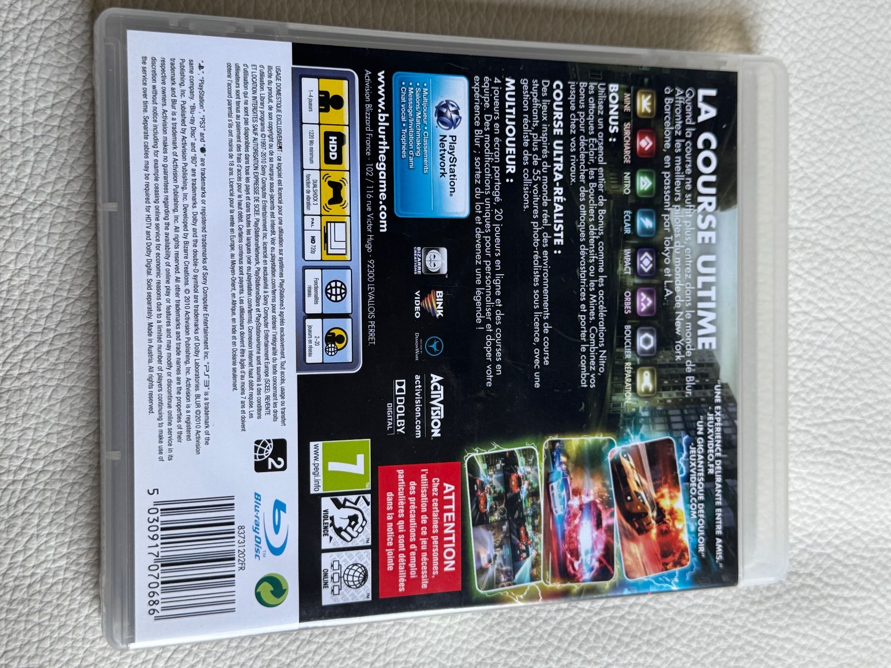 Sony Spiele: Blur ps3 – Gebraucht aus La Brévine von ycy_m22k 1