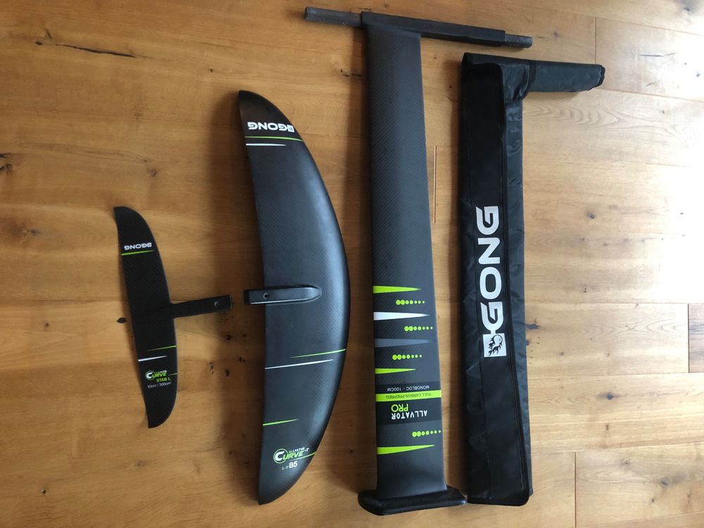 Wing Foil Gong Mast Carbon Monobloc 100cm und Stab Curve Kaufen auf