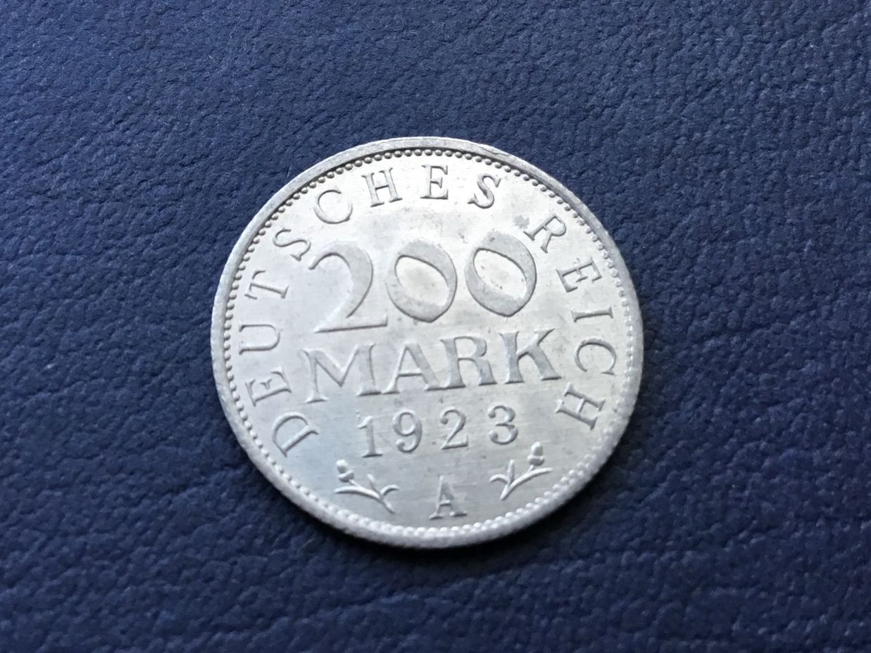 Tutti le monete: 200 Reichmark 1923 A – Nuovo (secondo la descrizione) da St. Margrethen SG venduto da alfapeugeot10 1
