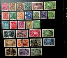 DEUTSCHES REICH TIMBRES OBLITÉRÉS / U203