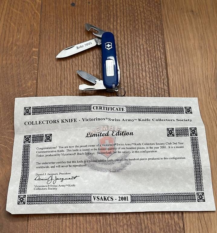 Victorinox Coltelli tascabile: Victorinox VSAKCS 2001 – Nuovo (secondo la descrizione) da Näfels venduto da Samsom 1