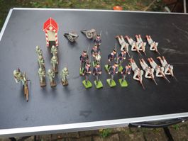 Soldaten, Elastolin Figuren, 40 Stk