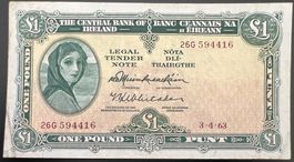 Ireland 1 Pound 03.04.1963 - tb/ss