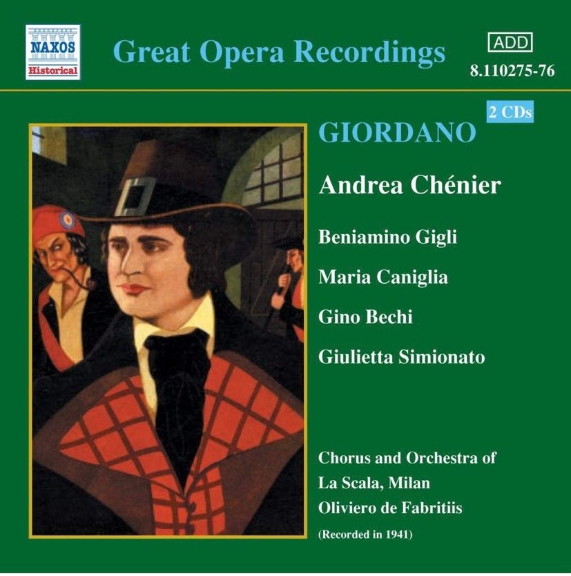 CD: 2 CDs Giordano - Andrea Chenier - Gigli - La Scala – Usato da Luzern venduto da Lycka