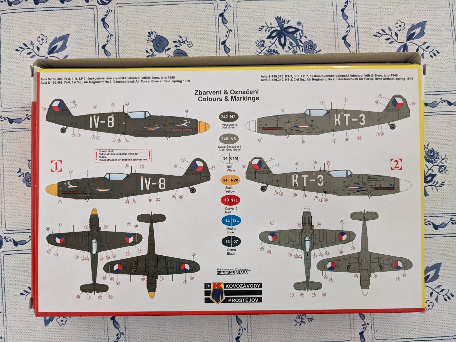 Modellbausätze & Standmodelle: KP/AZ Messerschmitt/Avia S-199 Mezek – Gebraucht aus Neuenhof von Abakan 1