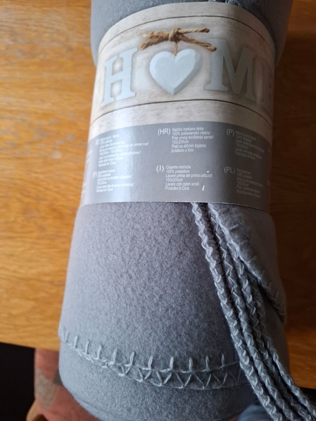 Coperte: Kuscheldecke grau 150x200 cm – Nuovo e nell'imballaggio originale da Emmenbrücke venduto da hirschli62 2