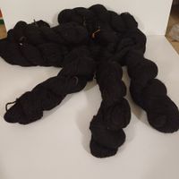 Laine noire, alpaga, douce et chaude, lot de 10!