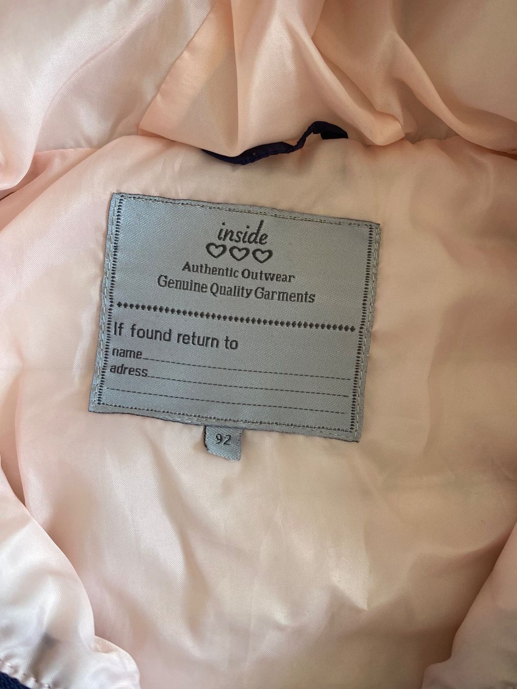 Altro abbigliamento per bambina: Frühling/Herbst Mädchen Weste Gr. 92 Inside – Usato da Einsiedeln venduto da PaedeK84 1