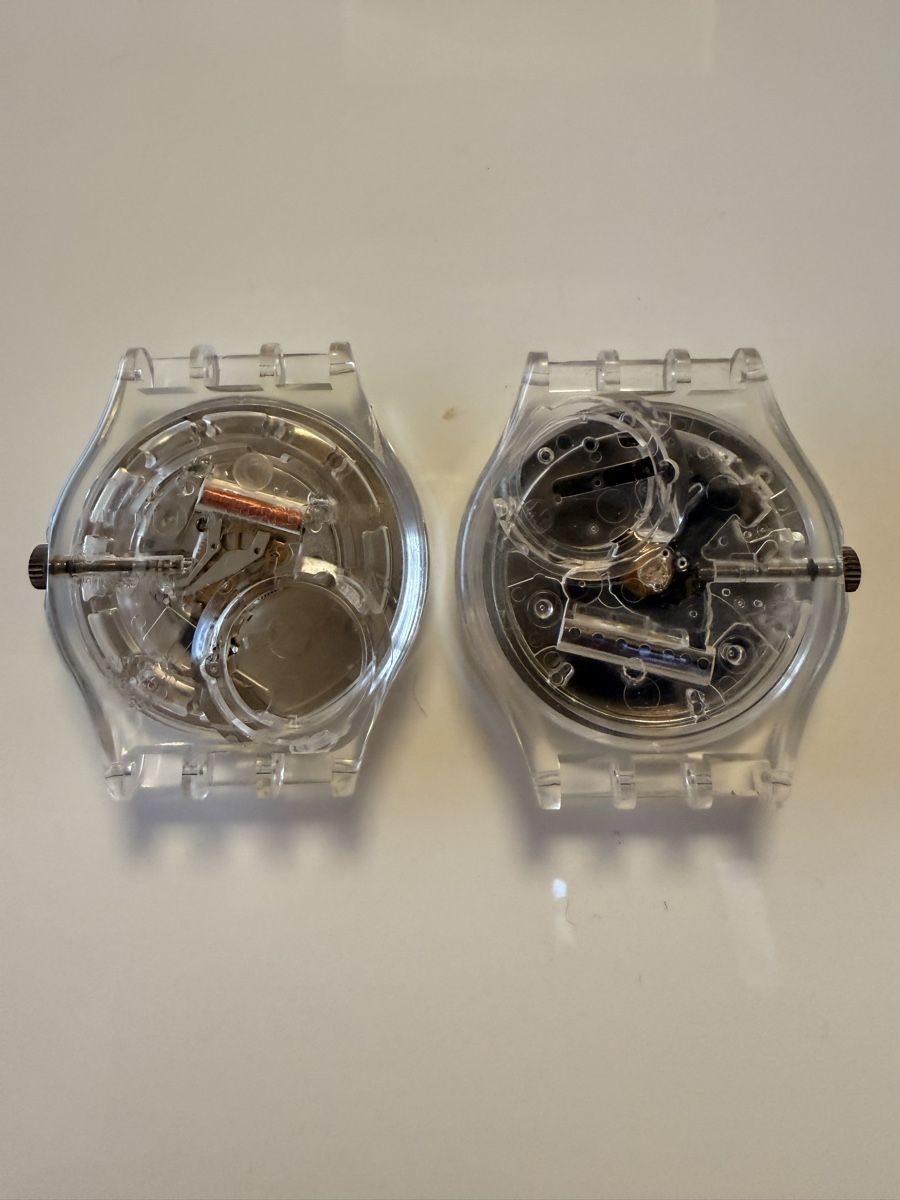 Swatch Orologi: 2 Swatch Dummys 90er Jahre – Difettoso da Appenzell venduto da BumpRiver 1