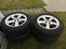 Winterradsatz: 4× Continental 225/55 R17 (DOT 2023)