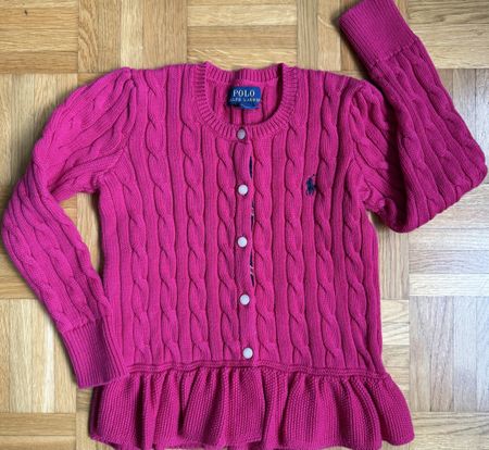 Cardigan Polo Ralph Lauren fuchsia🩷
