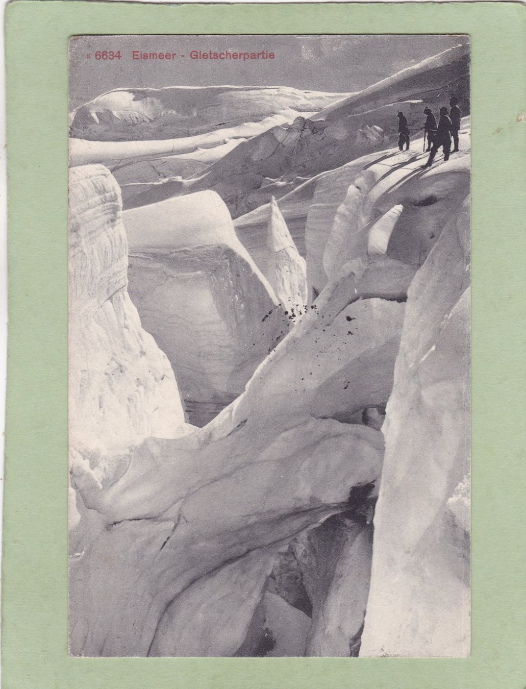 Ansichtskarten: Eismeer Gletscherpartie 1911 – Gebraucht aus Herisau von Lisegrat2008