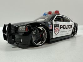 Dodge Charger R/T 1:18, Police / Polizei, JADA TOYS