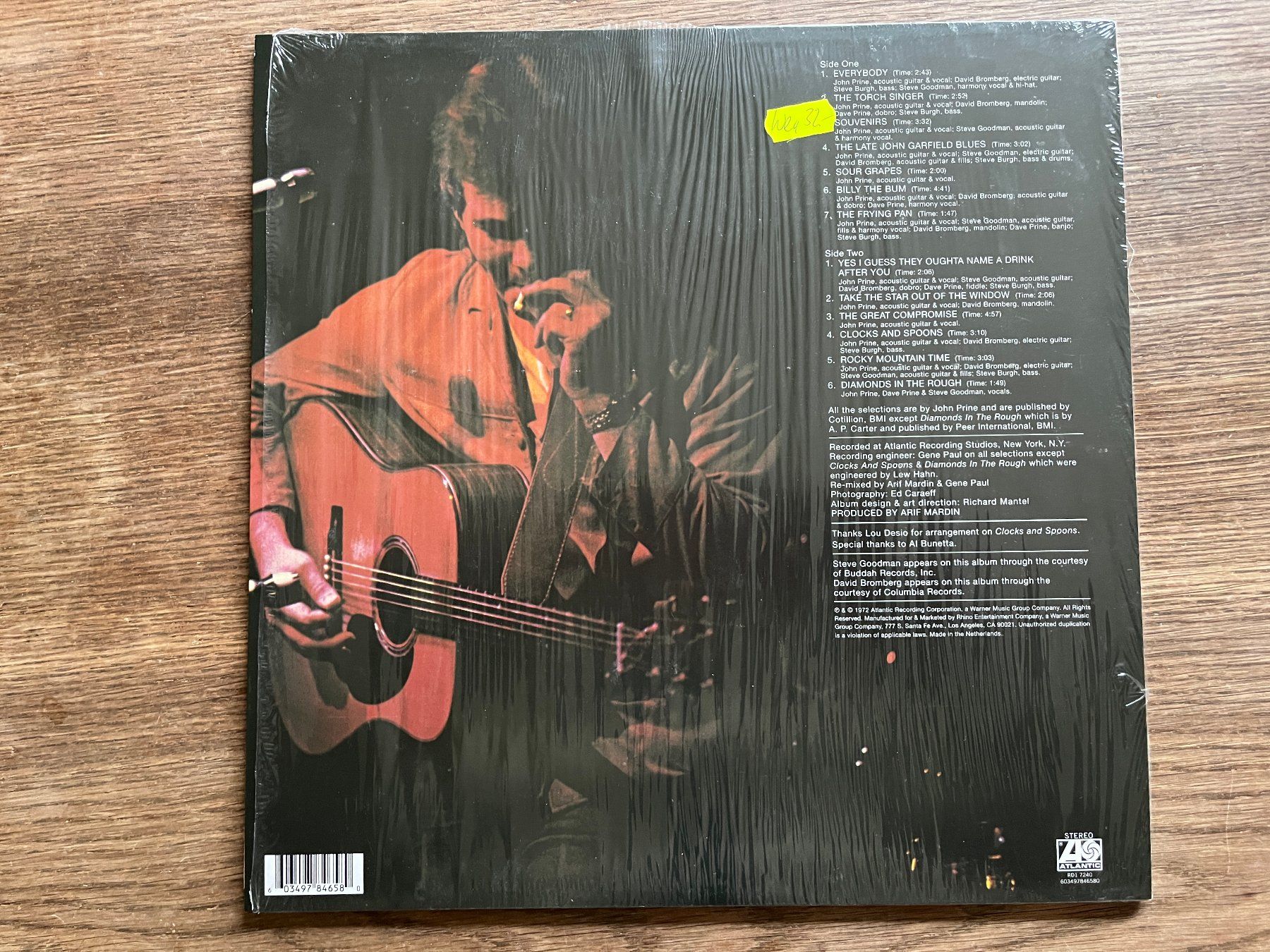 Dischi in vinile: John Prine - Diamonds In The Rough LP Vinyl – Usato da Zürich venduto da Nieverge1 1