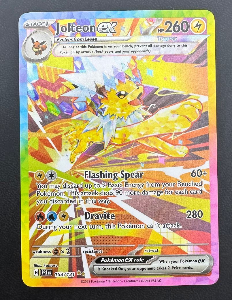 Pokémon Cartes à collectionner: Jolteon ex 153 – D'occasion à Obergerlafingen par collector-shop.ch