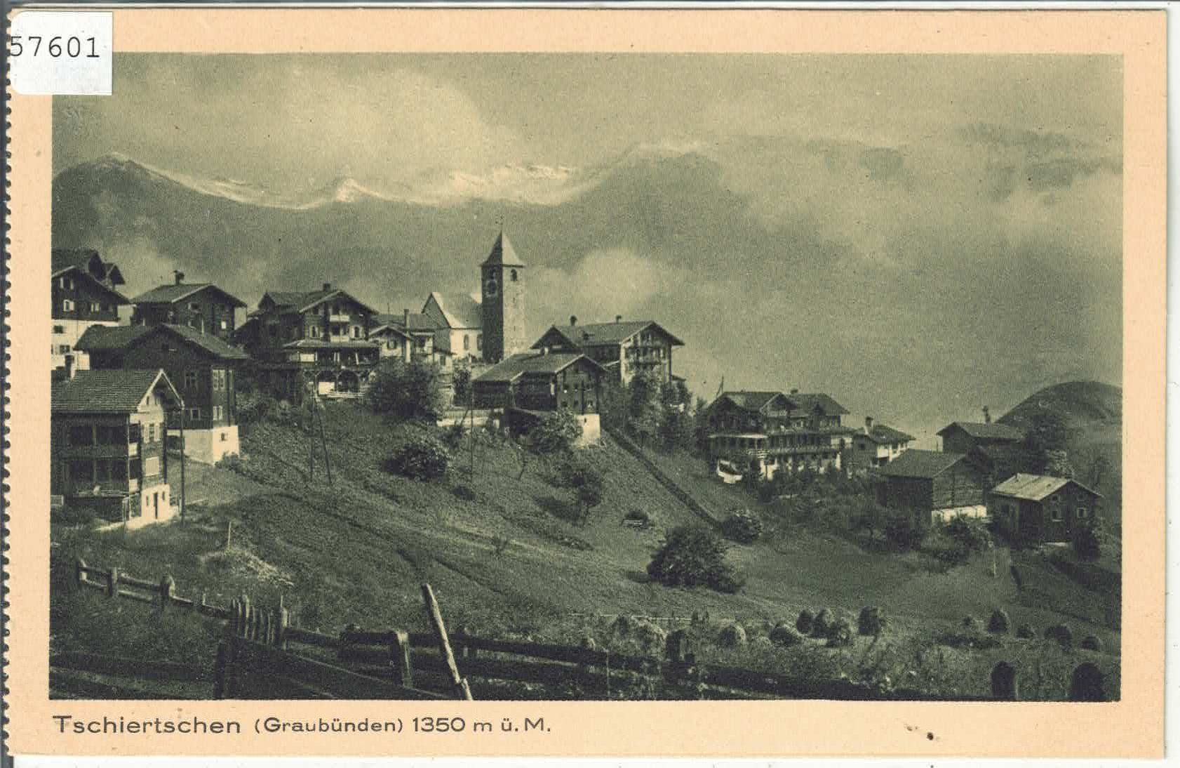 Cartes postales: Tschiertschen - Generalansicht – D'occasion à Ettingen par Kartenplanet