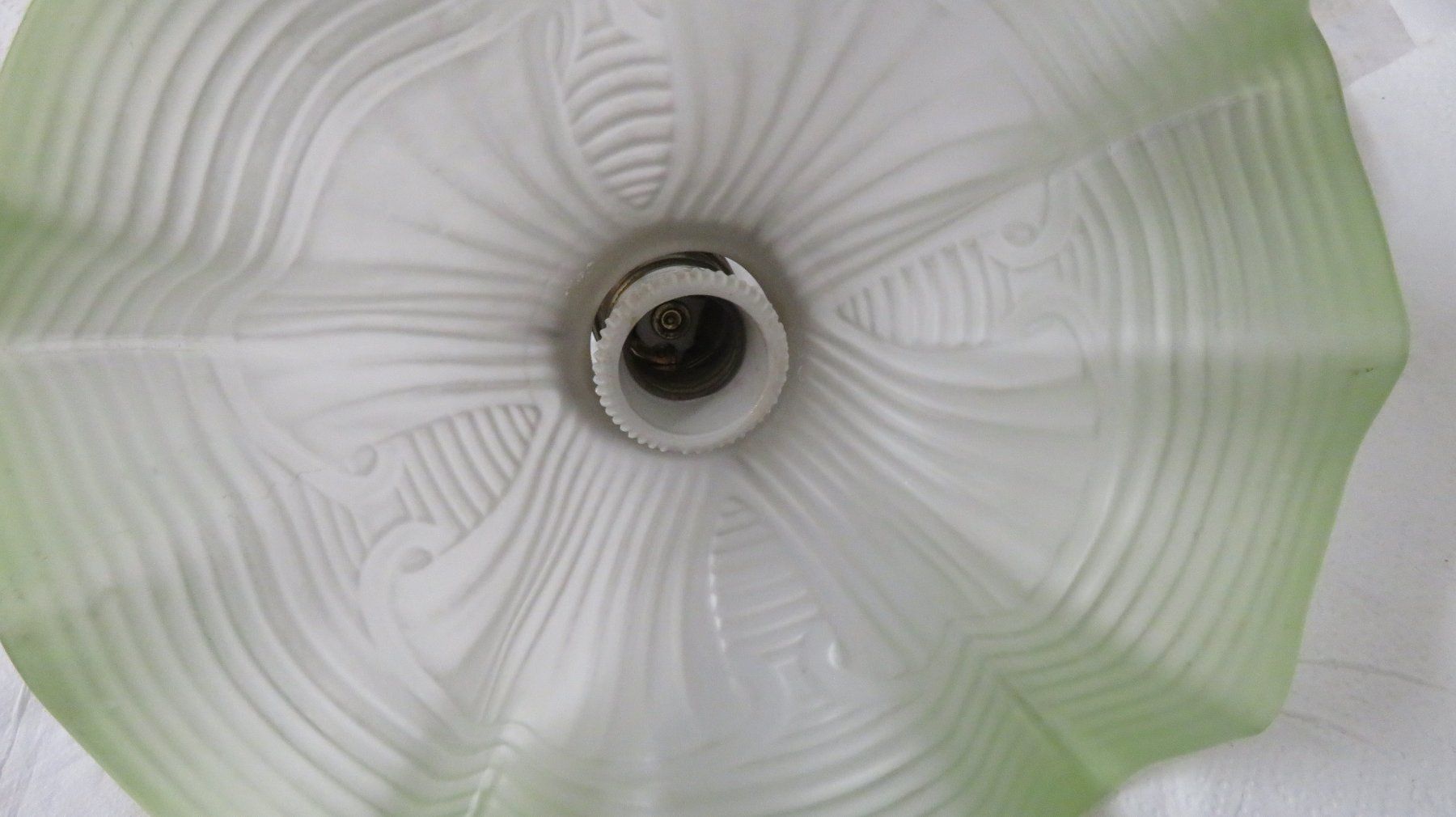 Lampade: Deckenlampe antik mit tollem Lampenschirm – Usato da Wetzikon ZH venduto da morda1954 4