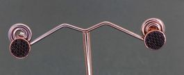 Ohr Stecker 925 Silber rose vergoldet