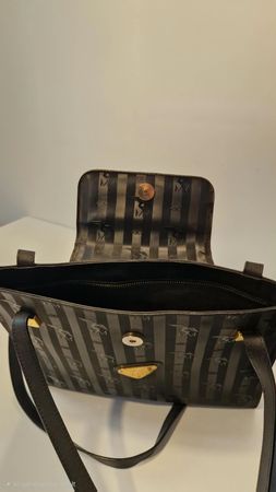 Maison Mollerus Schweiz - Handtasche classic schwarz/gold