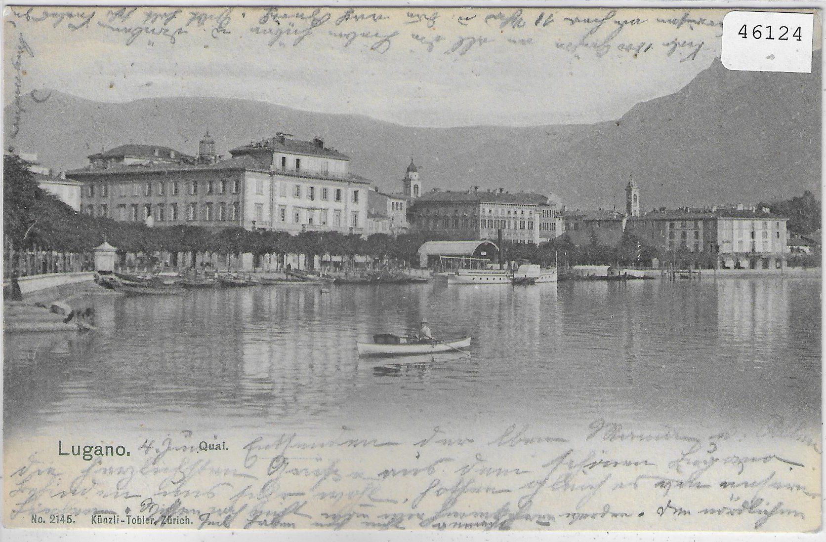 Cartoline postali: Lugano - Quai – Usato da Ettingen venduto da Kartenplanet