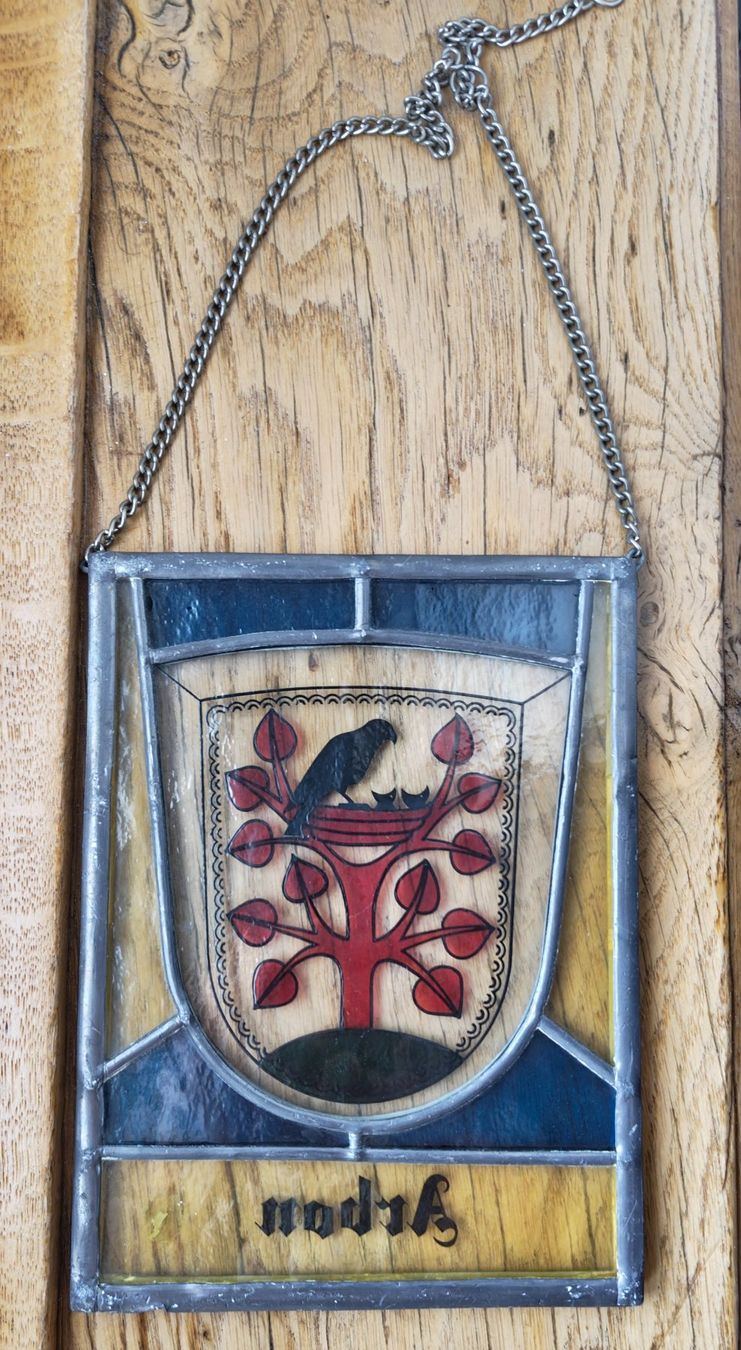 Autres antiquités ou arts: Wappenscheibe Arbon, Glasbild mit Metallrahmen – D'occasion à St. Gallen par Ricardo_Deals 3