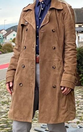 Elegante Wildleder Jacke / Mantel