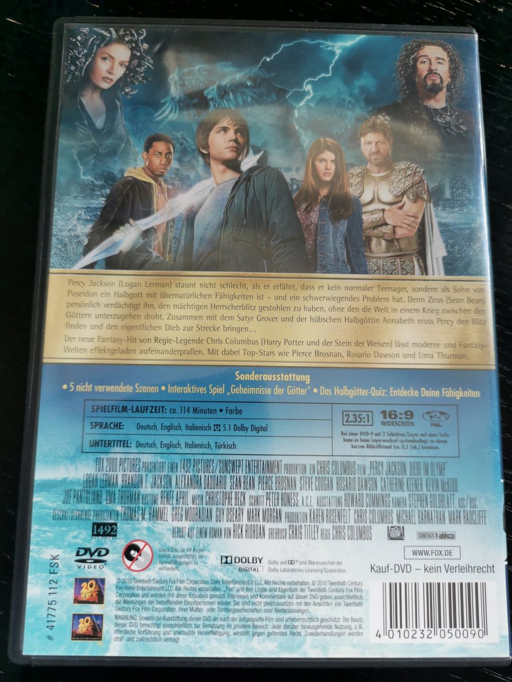 Tutti i DVDs: DVD Percy Jackson - Diebe im Olymp – Usato da Zürich venduto da fil_t2br 1