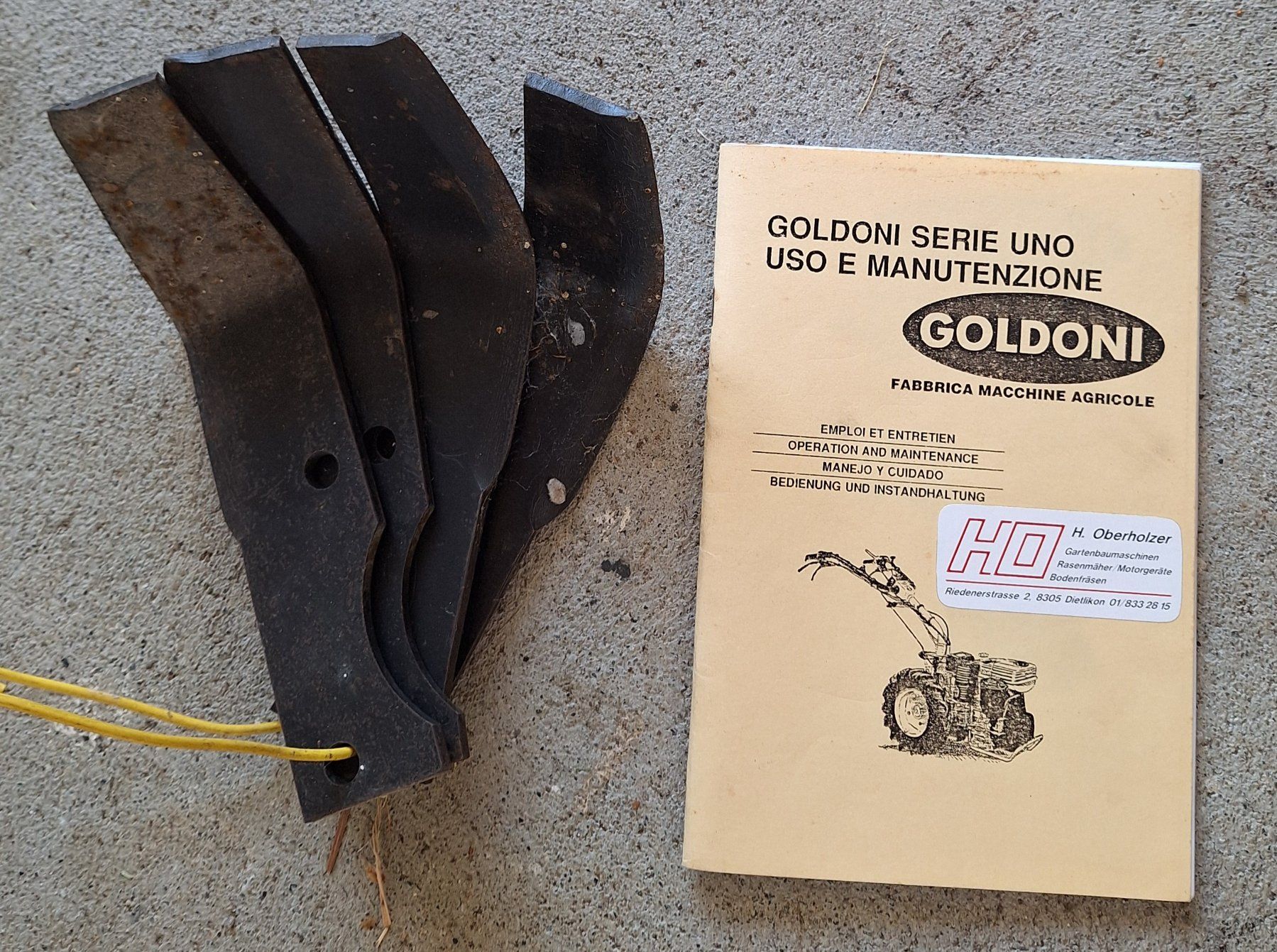 Tutte le macchine: Bodenfräse Goldoni UNO 8 S – Usato da Wettingen venduto da Egro2 6