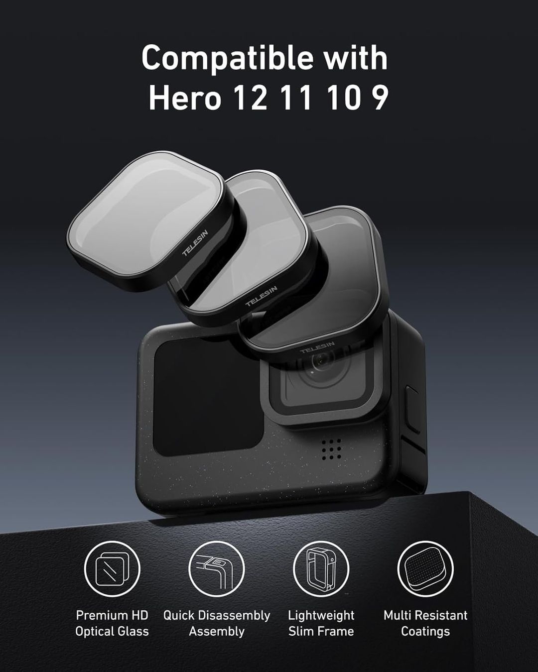 Filtri: 3-Pack Objektivfilter-Set für GoPro – Nuovo e nell'imballaggio originale da Geneve venduto da Titi2008 1
