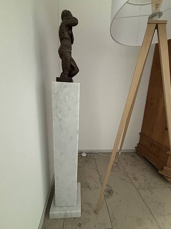 Sculture & Statue: Wunderschöne und edle Marmorsäule mit Skulptur – Usato da Kriens venduto da nor_5ph9 3