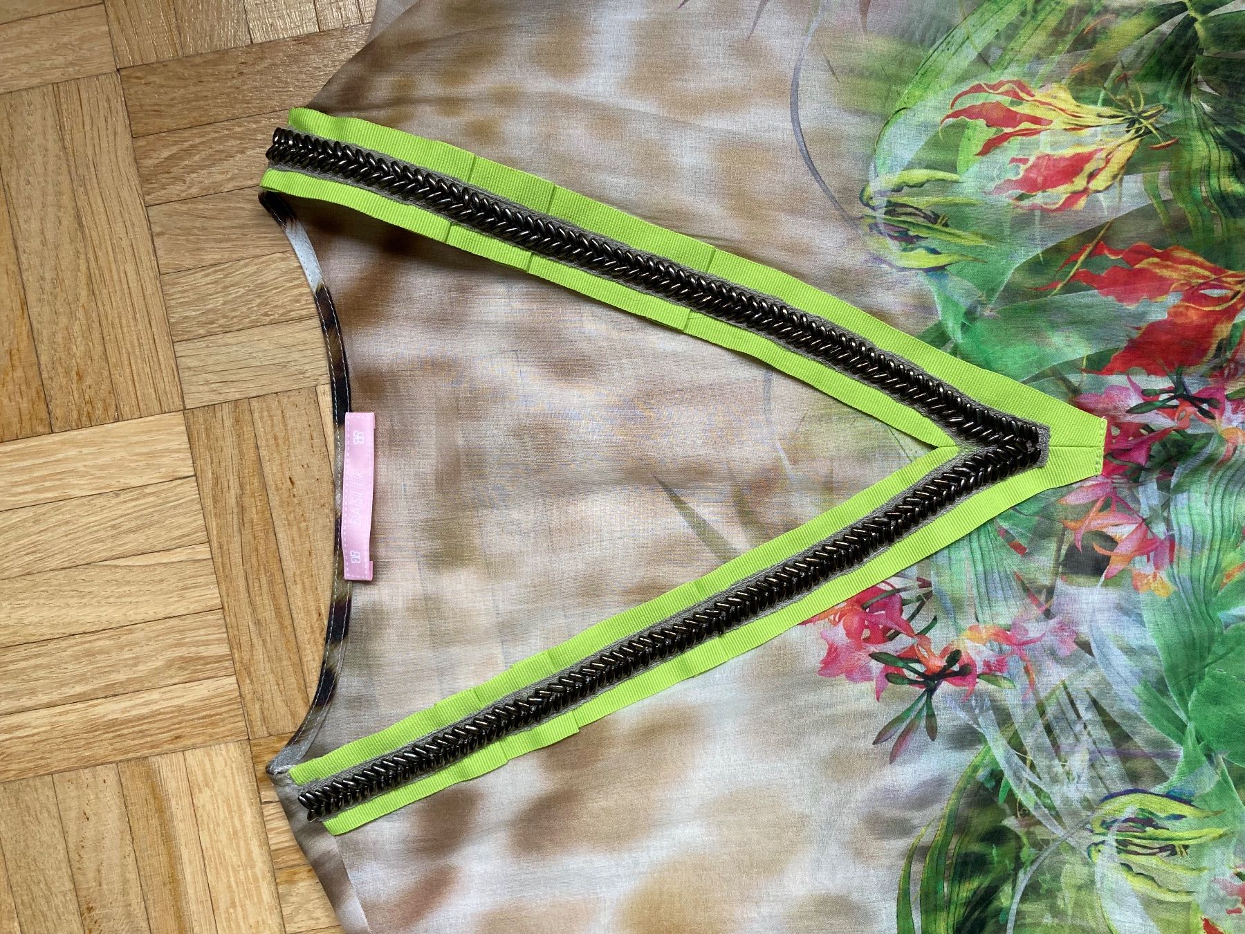 Tuniche: BASLER Bluse Tunika Rainforest Leo NEU 44 Perlen BW – Nuovo (secondo la descrizione) da Binningen venduto da Kaila61 3