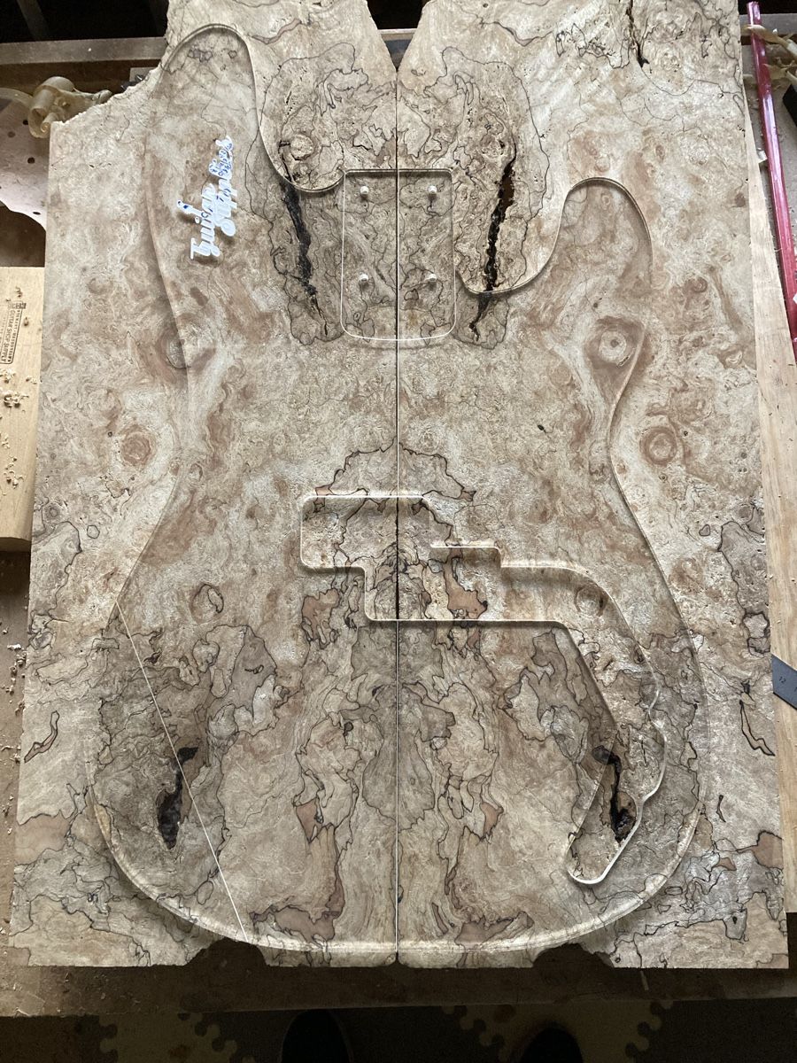 Strumenti musicali: Spalted maple amazing figured top – Nuovo (secondo la descrizione) da Minusio venduto da Bolix 5
