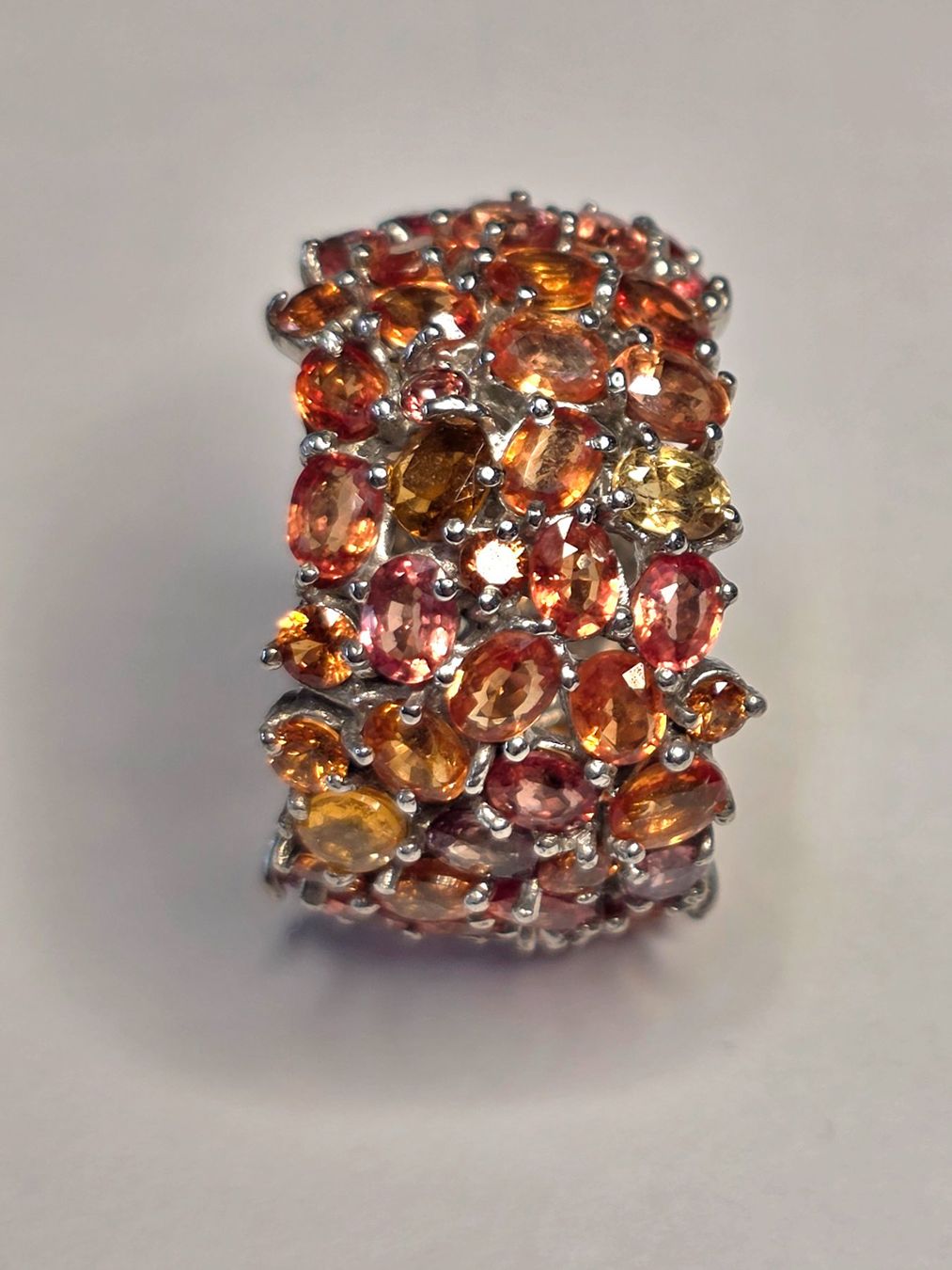 Anelli: Safire gel-orange Eternity Ring – Nuovo (secondo la descrizione) da Zürich venduto da adriben 3