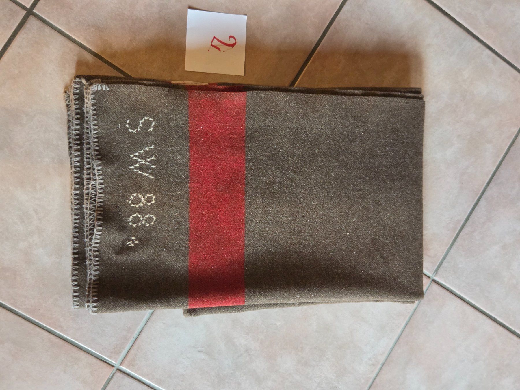 Schweizer Armee Coperte: Couverture 100 % originale armée suisse année 1888 – Usato da Choëx venduto da Solmo51 4