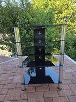 Glasgestell für HiFi Anlage - 5 Glasetagen