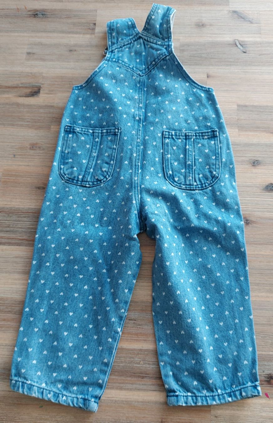 H&M Pantaloni: Latzhose Kinder Grösse 98 Herzen blau – Usato da Basel venduto da Sinibini86 1