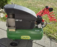 Kompressor Okay Power 24 Liter 1.1 kW 1.5 PS gebraucht