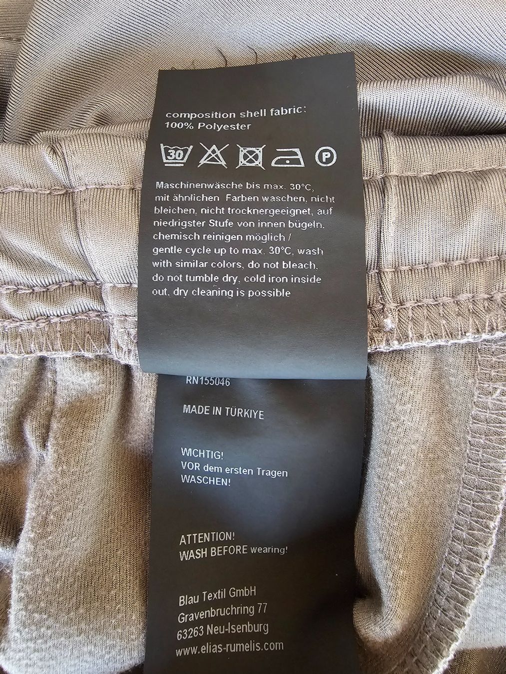 Pantaloni: Hose elias rumelis, grau, Gr. M – Usato da Steinebrunn venduto da sassi31 4