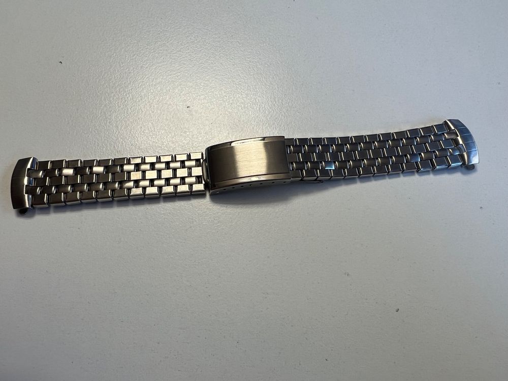 Bracelet Certina Corfam 19mm – Pour Montre – Occasion, Origine Suisse
