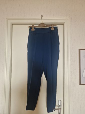 New trousers size S petrol color
