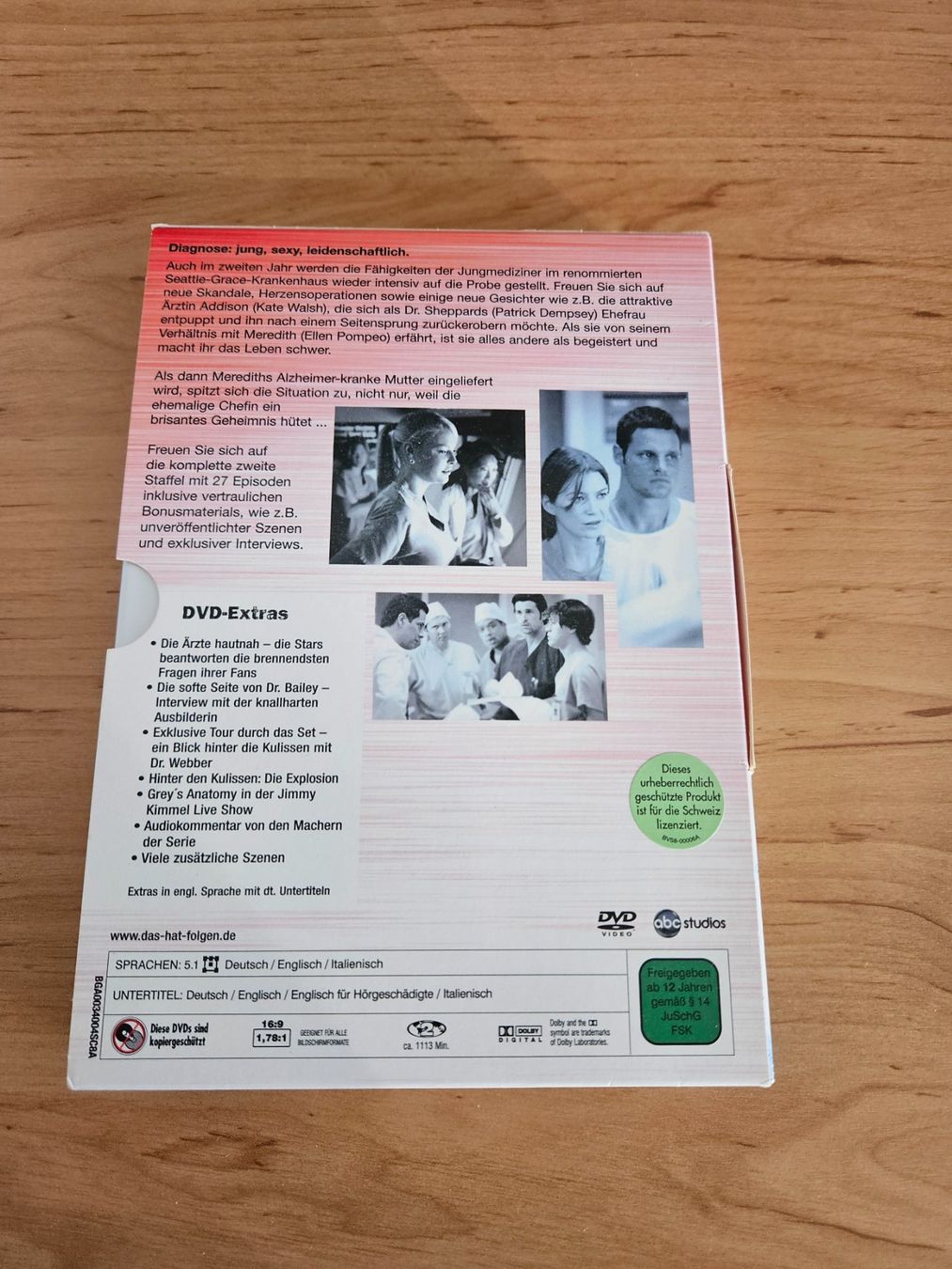 Tutti i DVDs: Grey's Anatomy 2. Staffel – Usato da Tann venduto da Pepiino 1