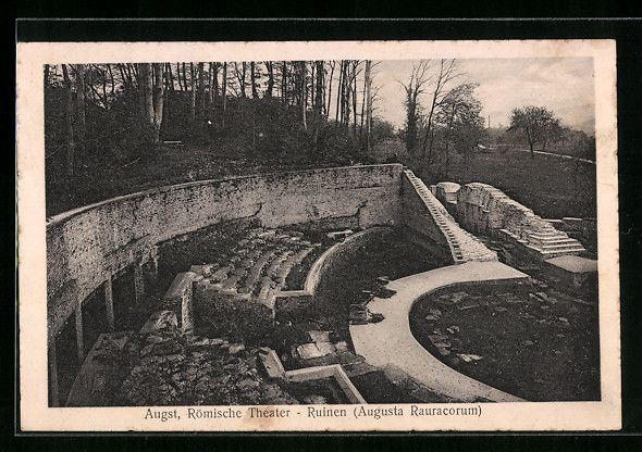 Ansichtskarten: Augst, Römische Theater, Ruinen Augusta – Gebraucht aus Berlin von bartko-reher