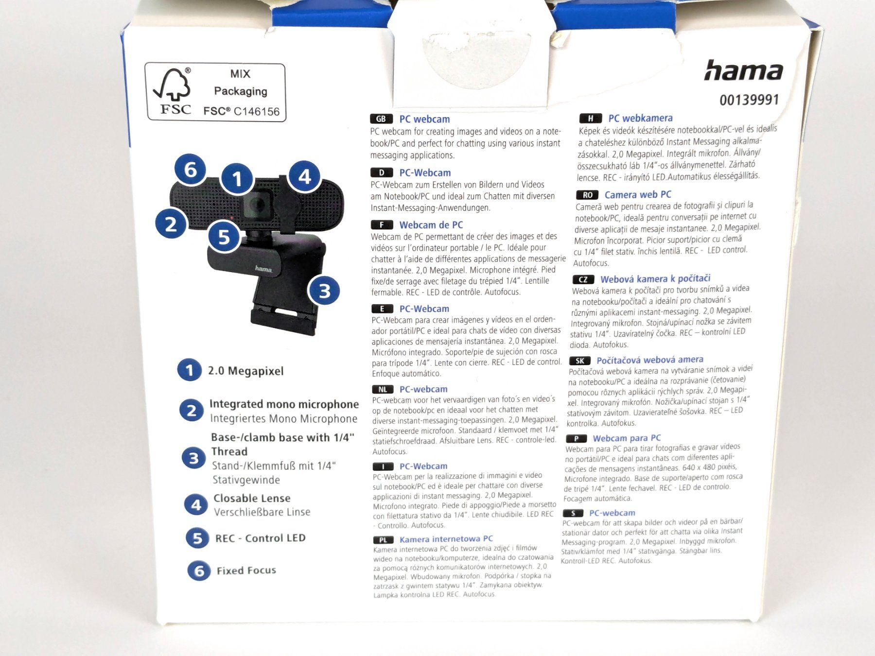 Hama Webcams: HAMA Webcam C-400 – Neu (gemäss Beschreibung) aus Thun von Restwert_Thun 5