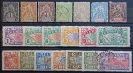 Reunion Franz. Kolonie ex. Kat. 32-95 gest. 1892/1922