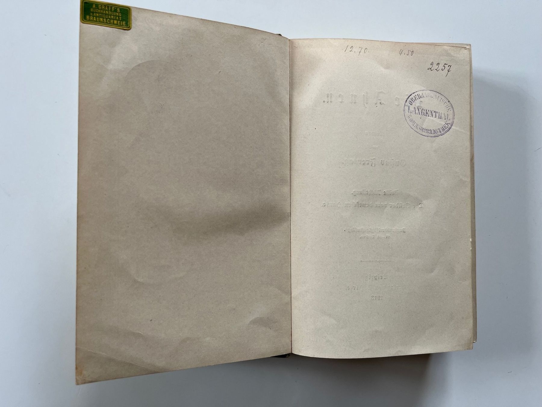 Libri: Die Brüder vom deutschen Hause 1913 – Usato da Laufen venduto da Nuria44 4
