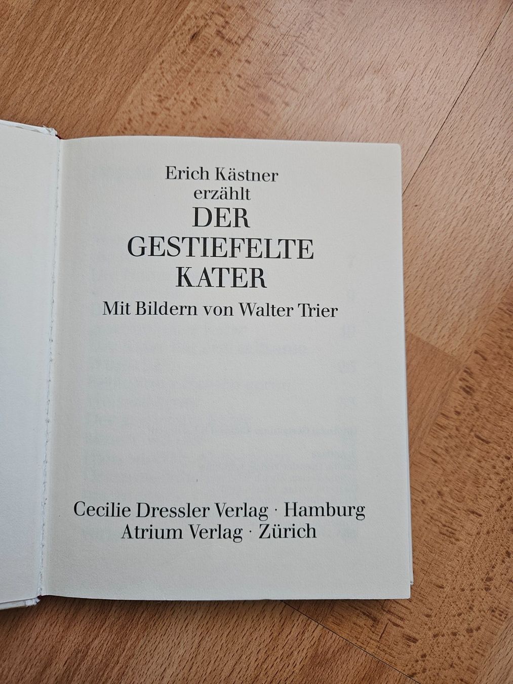 Libri: Erich Kästner: Der gestiefelte Kater - Kinderbuch – Usato da Ebikon venduto da SecondChance_byM 1