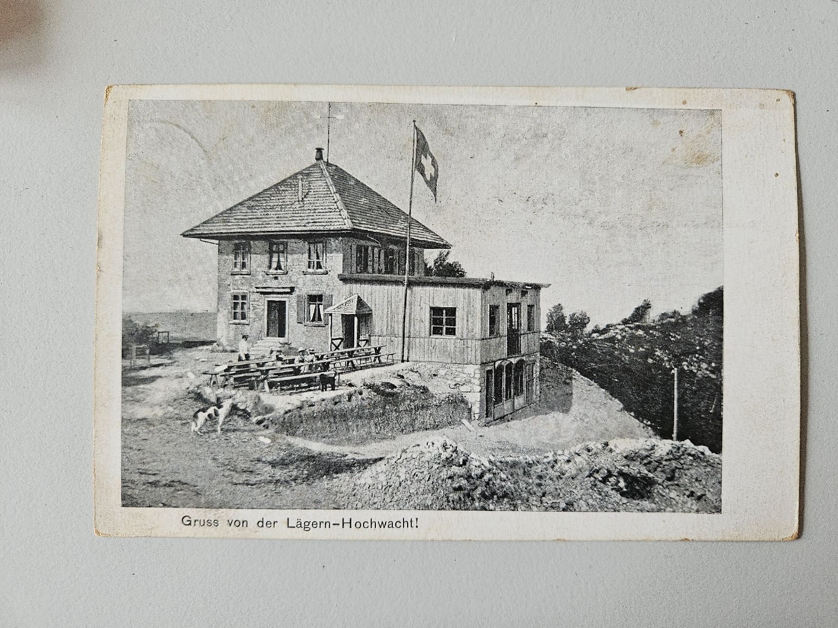 Ansichtskarten: Alte Ansichtskarte Lägern-Hochwacht, Rarität – Gebraucht aus Urdorf von Colina