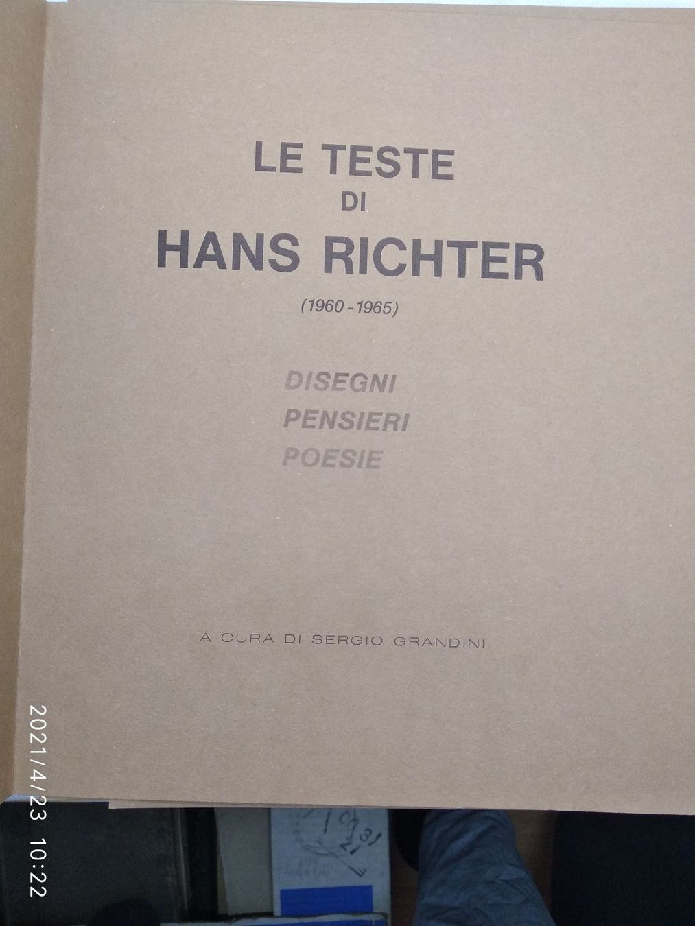Libri: HANS RICHTER 1977 – Usato da Goldach venduto da Gaip 1