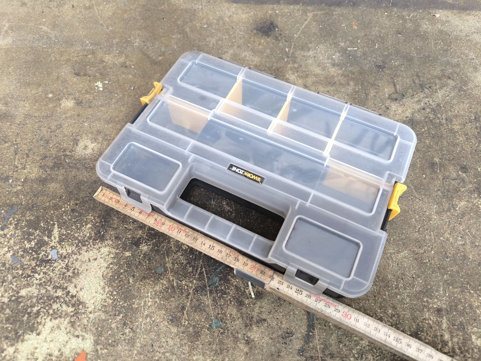 Casse di trasporto: Sortierbox Sortimentkiste Werkzeugkasten mit 9 Fächern – Usato da Geiss venduto da Fiatagri_power 2